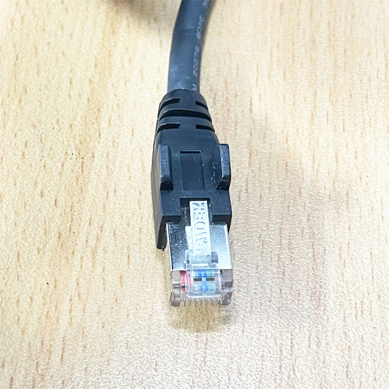 Cáp XC-M12EN-M8SR-10M-R Cable M12 X-Coded 8 Pin Male to RJ45 Ethernet TAIYO E67647-WH AWM 20276 80°C 30V VW-1 4PX26AWG LF KUBON CABLE For Cognex Camera