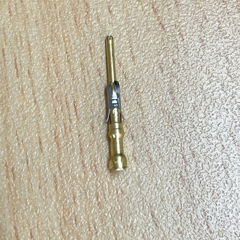 Chân pin kết nối 3-66104-0 Male Terminal Socket Contact 24 – 20 AWG 2 – 6 mm² Wire Locking Spring Contact Retention Discrete Wire Crimp Brass For Smema Connector 206044-1