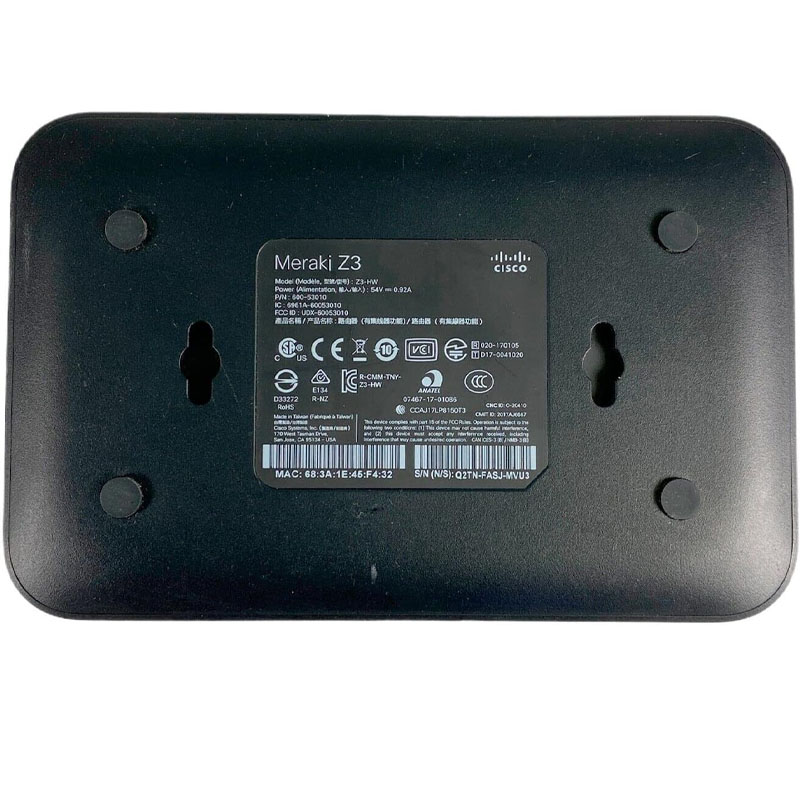 Adapter 54V 2.4A 130W NETGEAR Connector Size 6.5mm x 3.0mm For Cisco Meraki Z3 Z3-HW 600-53010 Router OEM MA-PWR-50WAC Power Supply