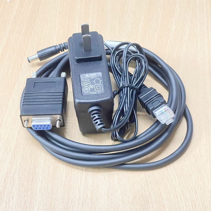 Bộ Cáp Và Sạc Máy Quét Mã Vạch Cổng RS232 CBA-R01-S07PAR-Z Cable For Zebra DS3678 3608 Barcode Scanner