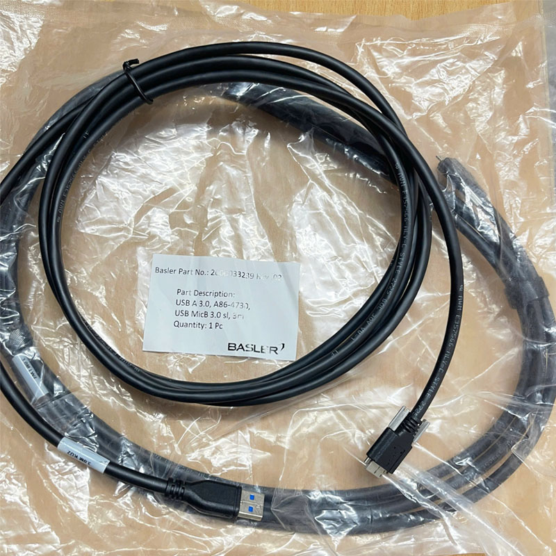 Cáp BASLER USB 3.0 A86-4730 to USB MicroB 2000033239 Screw Locking Data Transmission 5Gbps Length 3M 10ft For Industrial Camera Basler