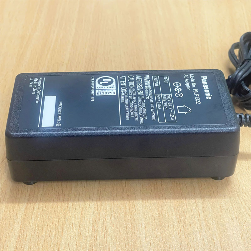 Adapter 9V 0.75A Panasonic PSLP1322 Connector Size 4.8mm x 1.7mm