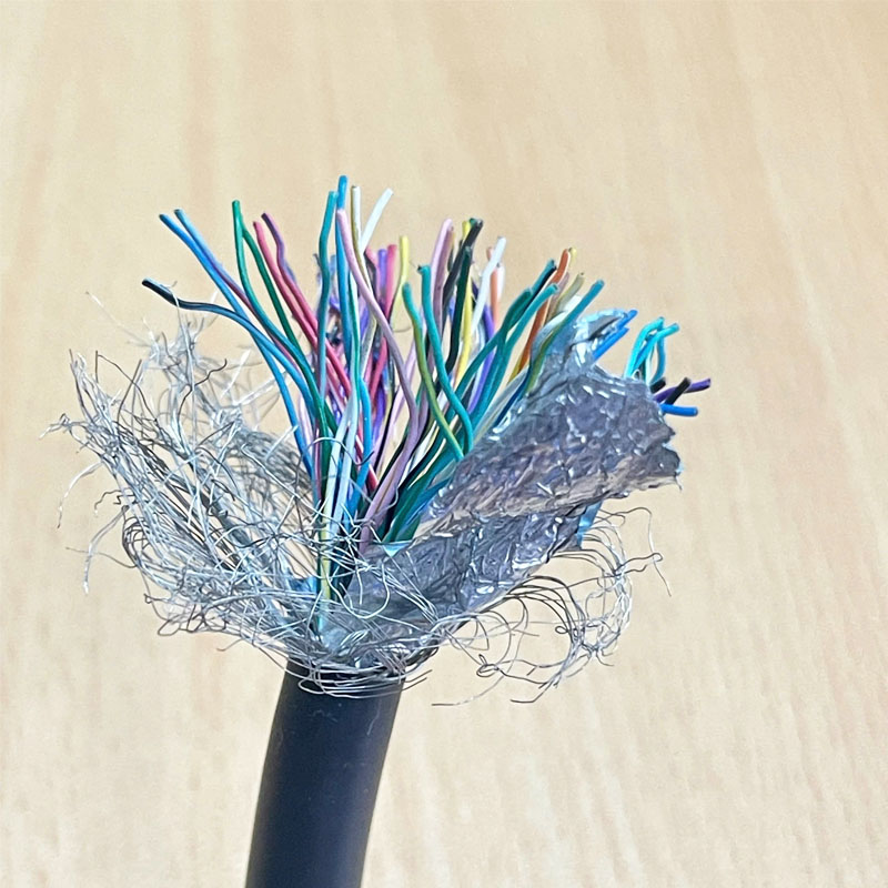 Cáp Tín Hiệu Điều Khiển 68 Core x 0.53mm² Cable E74020-C 60C VW-1 DER AN Black 0D Ø 8.6mm Dài 2.5M