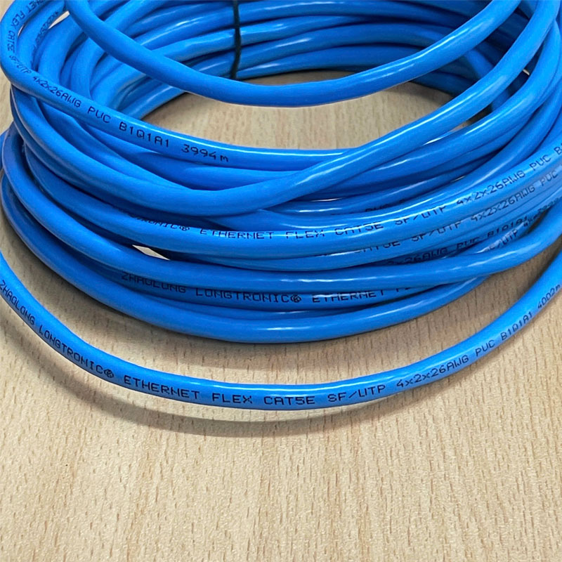 Dây Nhảy CAT5E SF/UTP Ethernet SZMW-170113-10 Dài 10M Cable Connector H3A RJ45 H3A-TE-2B-M20-RJ45 Ethernet-Switch Module Heavy Duty Connector