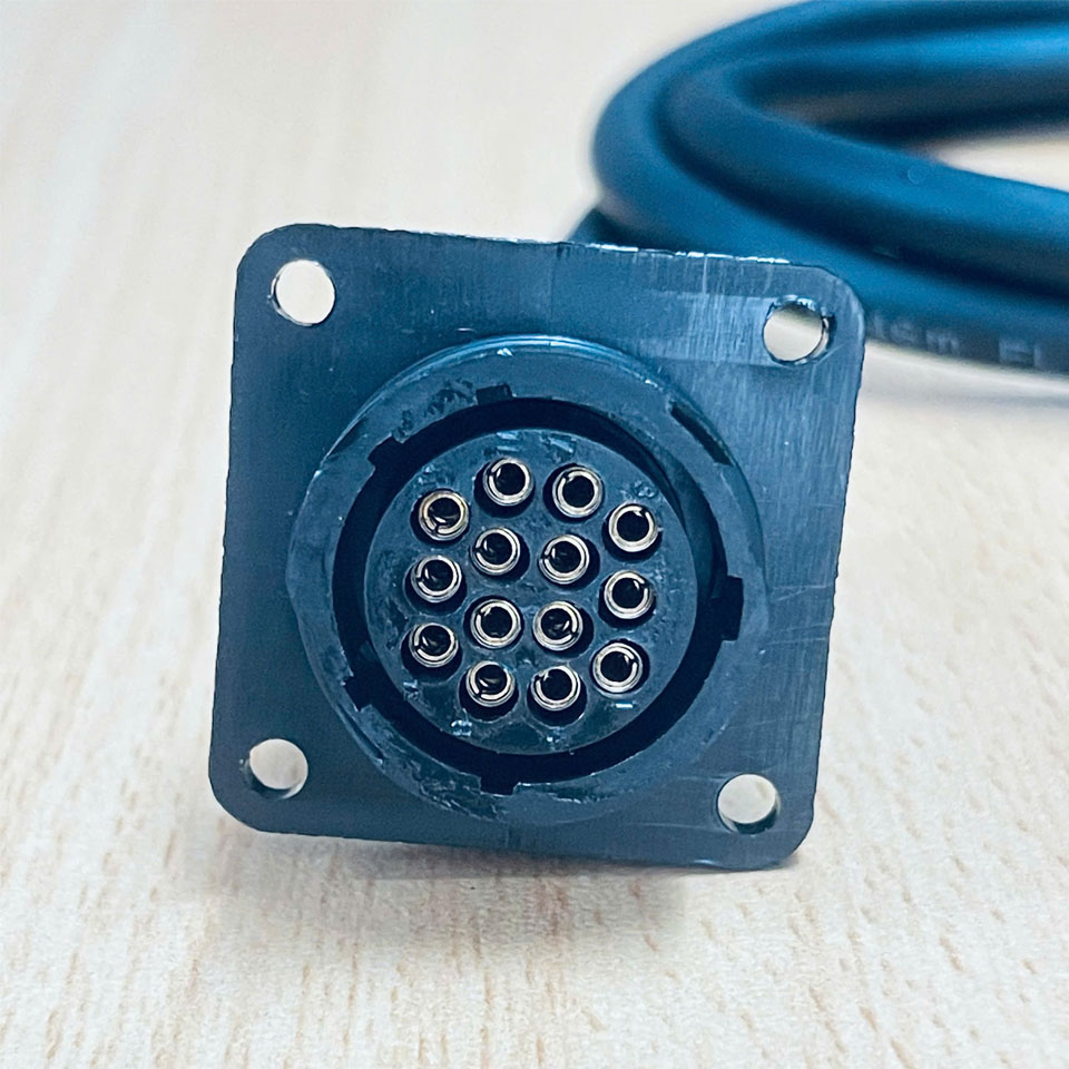 Cáp SMEMA 14-Pin Female to Female Cable Smema Connector For Connection Between The Labeling Machines And the Conveyors Length 1M