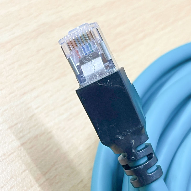Cáp Kết Nối Cognex CCB-84901-2001-05 Ethernet Cable 5M M12 8 Pin Male X-Coded to RJ-45