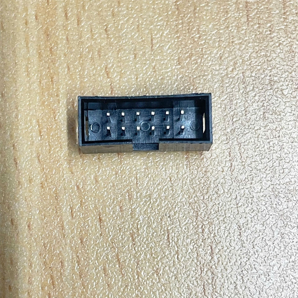 Đầu Nối Cáp IDC 12 Pin Male Pich 2.54mm Cable Connector Male Shrouded Box Header