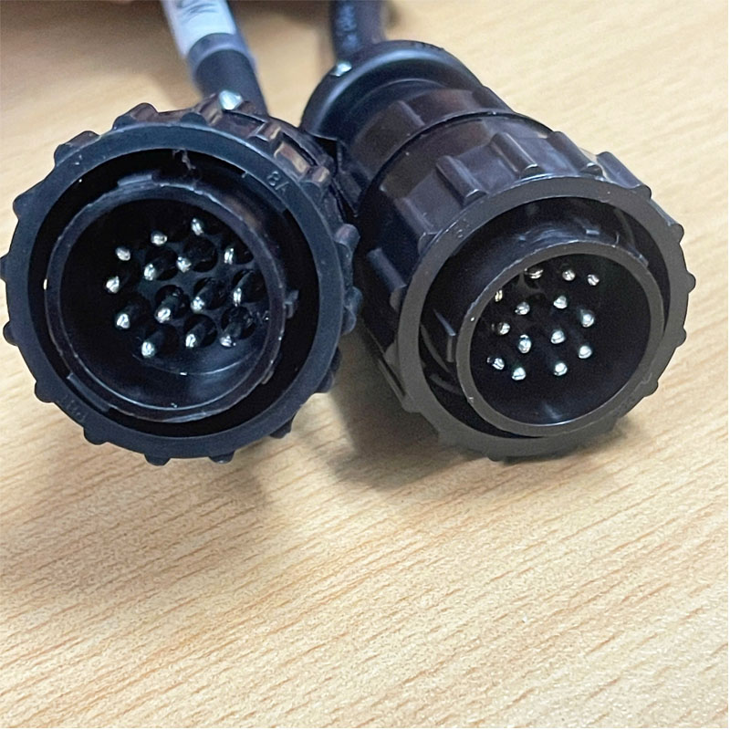 Cáp SMEMA Male to Male Cable Connector ETE 206044-1 14 Pin Length 5M For Connect The Signal Device In The Chain Product, Link The Signal System.