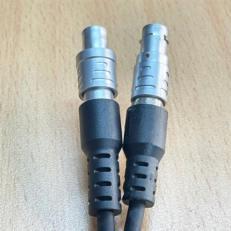 Cáp LEMO FGG 1B K070000033 FGG1B305 5Pin Male to Male Dài 5M For Camera broadcast, Medical Equipment, Measuring instruments, Automation Equipment, Precision Sensors