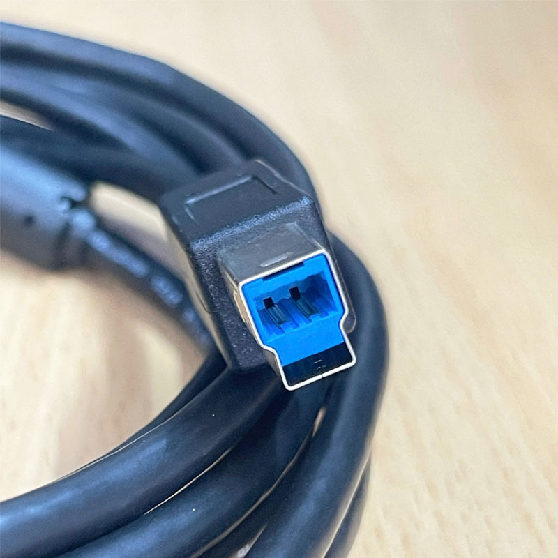 Cáp USB 3.0 AM-BM Type A to Type B Dài 3M 10Ft For Kính Hiển Vi Điện Tử Máy In Scan Công Nghiệp Industrial Camera