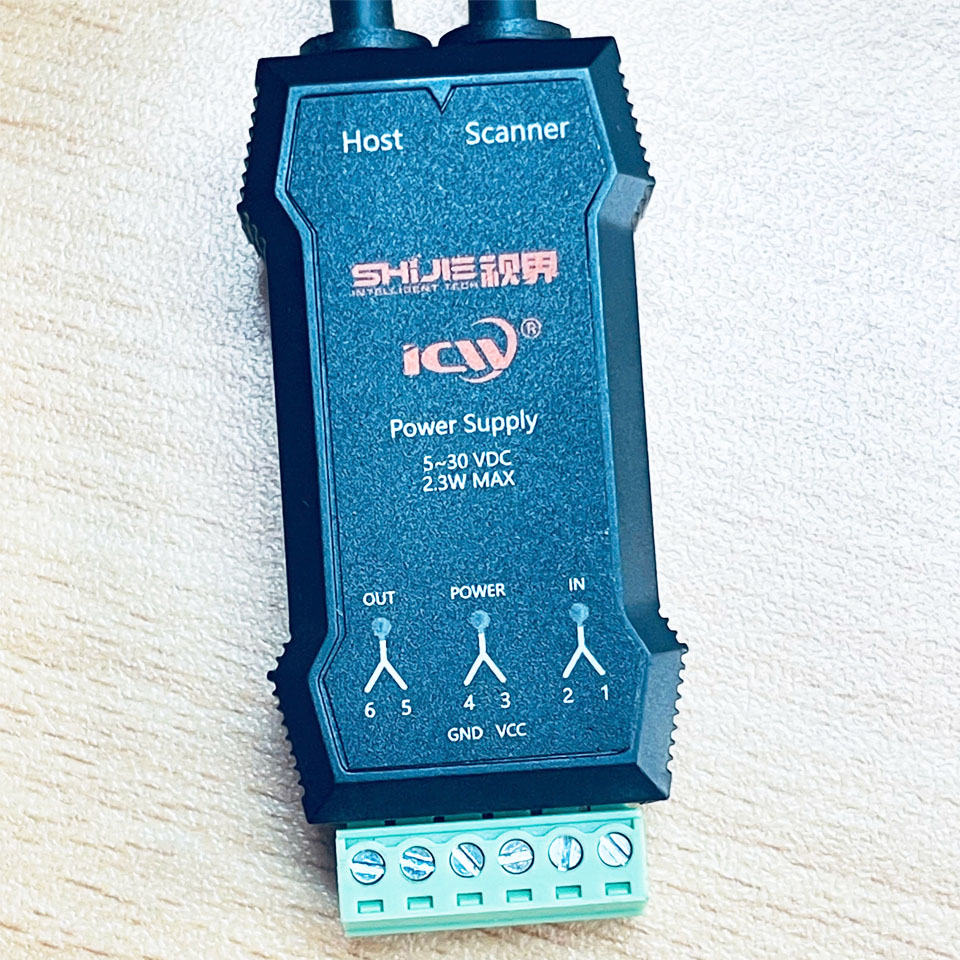 Cáp ICWN-RS232IOP-2MP Connection Cable With I/O RS-232 And A-Code 12 Pin Male Dài 1.2M For Industrial Barcode Scanner Shijie, Super Lead.