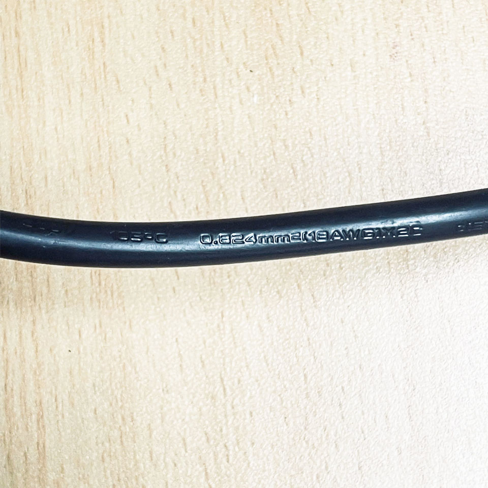 Dây Nguồn NEMA 5-15P to C13 QIAOPU QP03 Intertek 3179370 AC Power Cord 10A 250V/125V 3x0.824mm²(18AWG)X2C Dài 0.5M Sử Dụng Cho Bàn Kiểm Soát Nguồn Điện Trong Khu Công Nghiệp