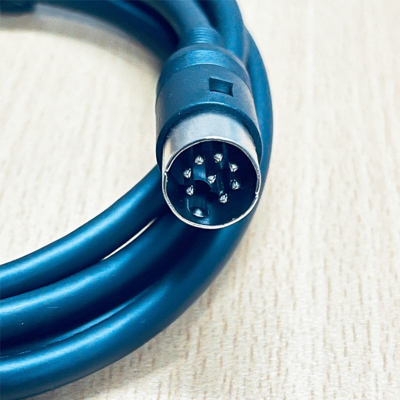 Cáp Kết Nối Cân Điện Tử AND FG-30KAM-H Và MULTI AND AD-720DI Length 2M Cable DIN 8 Pin Male to DB9 Female