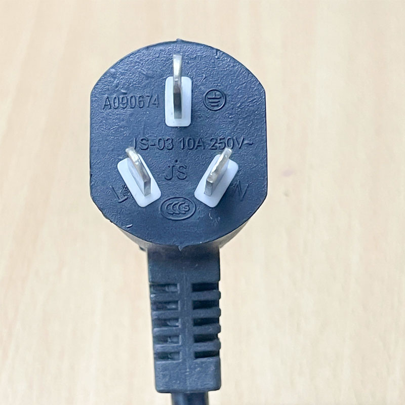 Dây Nguồn 3 Chân Chéo Chuẩn China & Australia GB2099 to C13 10A 250V 3x1.0mm² 300/500V A090674 IEC 53(RVV) Dài 3M For Computer, Switch L2 L3, Cisco Firewall