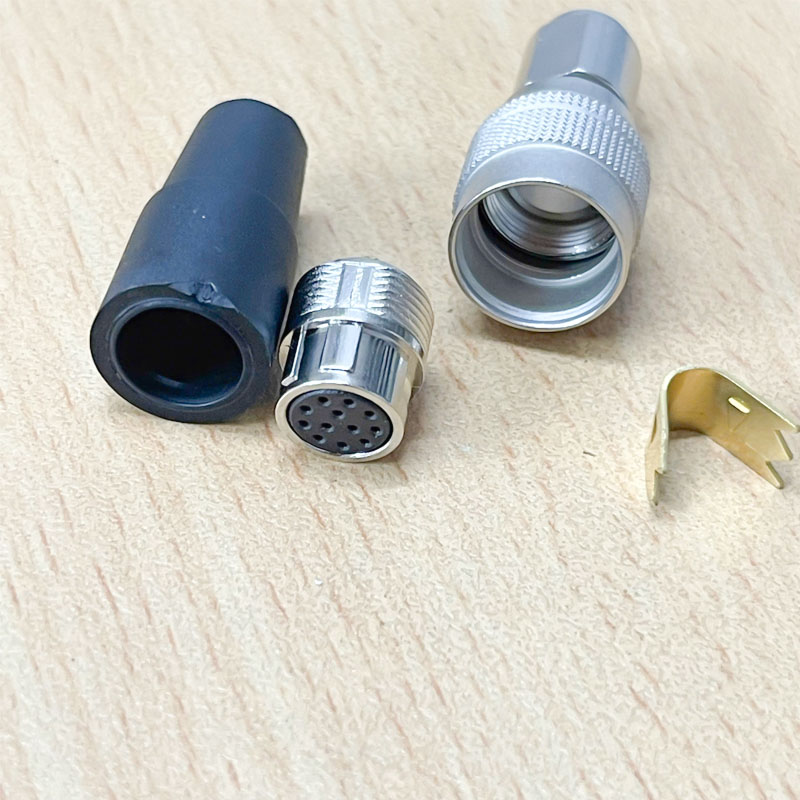 Đầu Jack Hàn Original Connector Hirose HR10-10P-12S(73) 12 Pin Female Circular Push Pull Connector