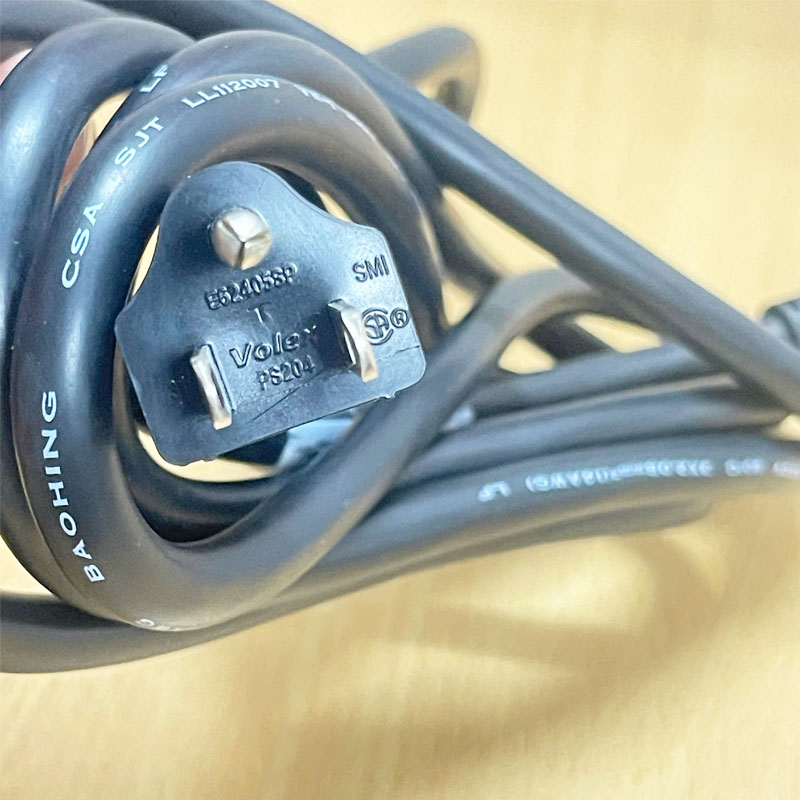 Dây Nguồn VOLEX PS204 V1625BS NEMA 5-15P To C13 AC Power Cord 15A 125V 3x2.08mm 14AWG Dài 2.5M