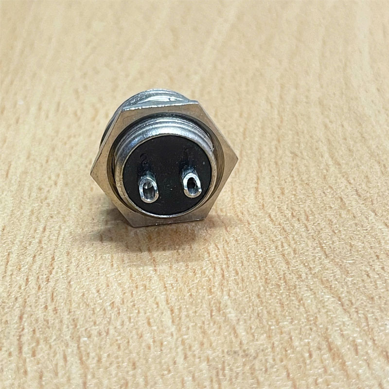 Đầu Rắc Hàn Connector GX16 Jack 2 Pin Male Rear Mount