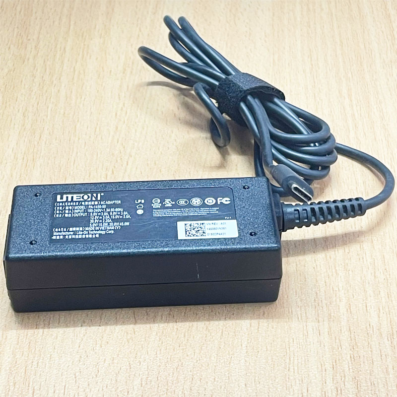 Adapter 20V 2.25A 15V 3A 12V 3A 9V 3A 5V 3A LITEON PA-1450-50 Connector Size USB Type C ForLaptop Acer Gateway Chromebook 311 315 C732 CBO311-1H CB315-4H CBO311-1H-C1MX CBOA311-1H-C90F CB315-4H-C8XU C732-C6WU