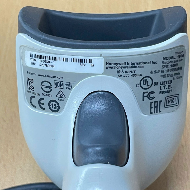 Máy Quét Mã Vạch Honeywell 1900 item 1900gsr-1 RS232 DB9 Handheld 1D 2D Barcode Scanner For Computer/PLC/Medical Hospital USB Cable Hàng Đã Qua Sử Dụng