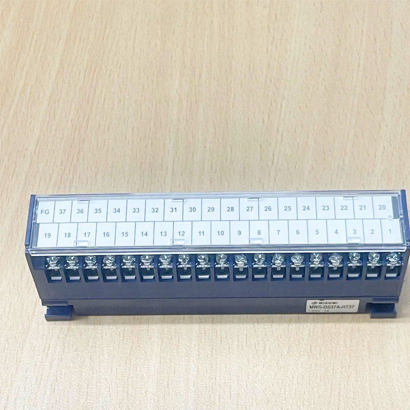 Cầu Đấu Original MISUMI MWS-DS37A-HT37 37 Pin D-Sub Connector Male Terminal Unit Relay Terminal Block Din Rail