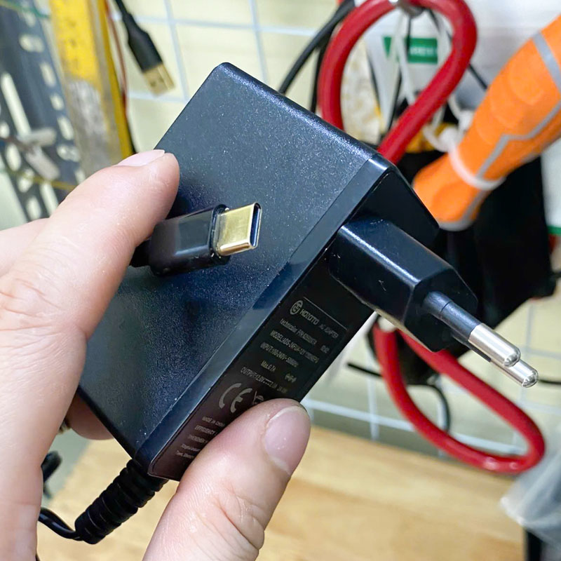 Chuyển Nguồn Adapter HOIOTO 12V 2A ADS-24FUA-12Y 12024EPG Connector Tip Size Type-C Replacement Microtech JHD-AP025E-120200BA-A For Microtech