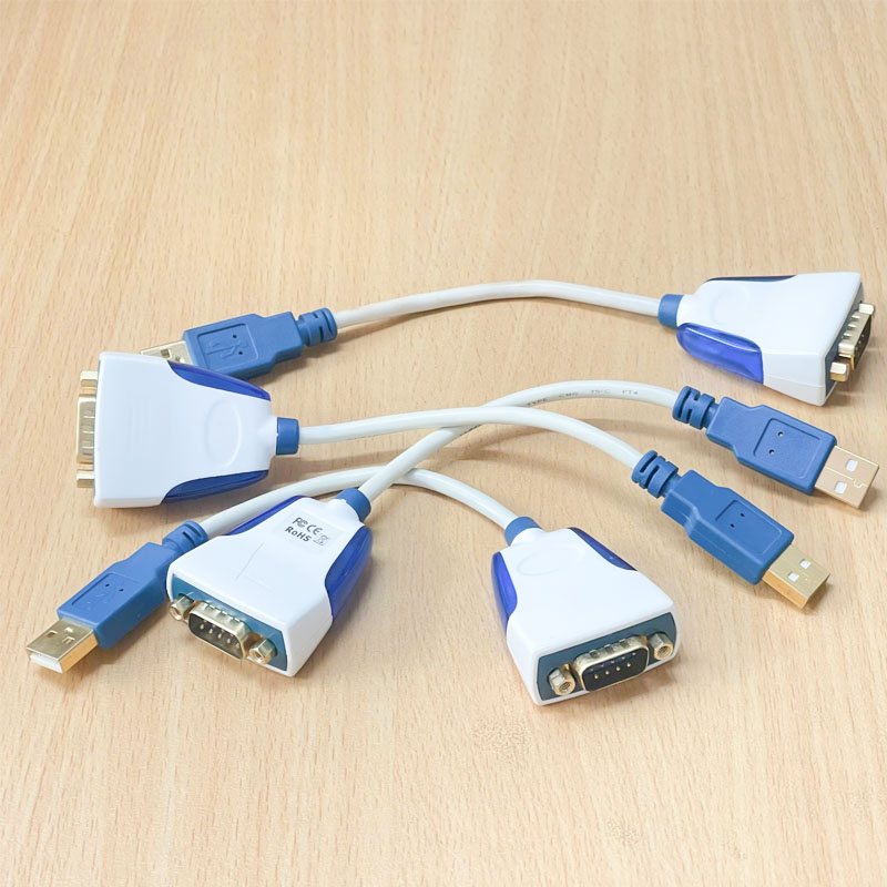 Cáp USB to RS232 Com Port Original Chip FTDI Equipment US232R-10-BULK Converter USB-A DB9 Male
