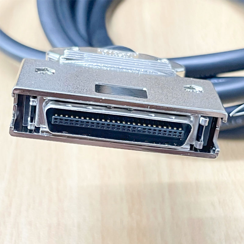 Cáp MISUMI-2M Shielded Cable Connector MDR 50 Pin Male to 50 Core Dài 2M For Panasonic A5 Series Servo Driver CN X4 50P Terminal with Control Line I/O Cabl