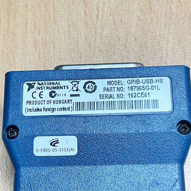Cáp Chuyển NATIONAL INSTRUMENTS GPIB-USB-HS 187965G-01L Cable USB to GPIB Dài 2.5M For Máy Đo KEYSIGHT E4980A LCR Meter 20HZ-2mHz Hàng Tháo Thiết Bị