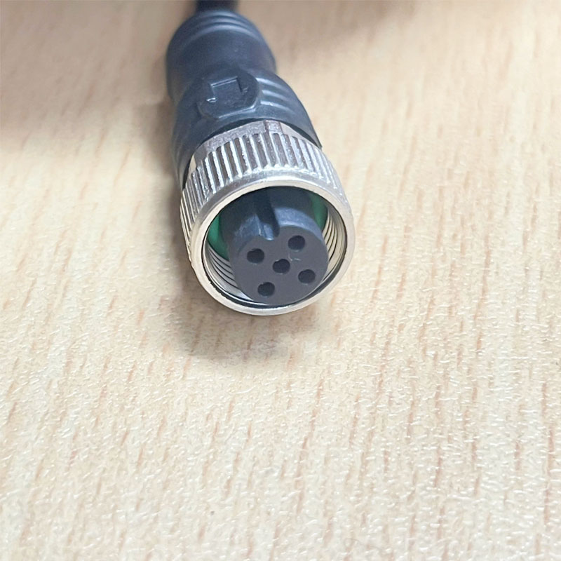 Cáp Kết Nối Công Nghiệp M12 A Code 5 Pin Male to Female Dài 5M For Aviation Sensor Connector Industrial Cable