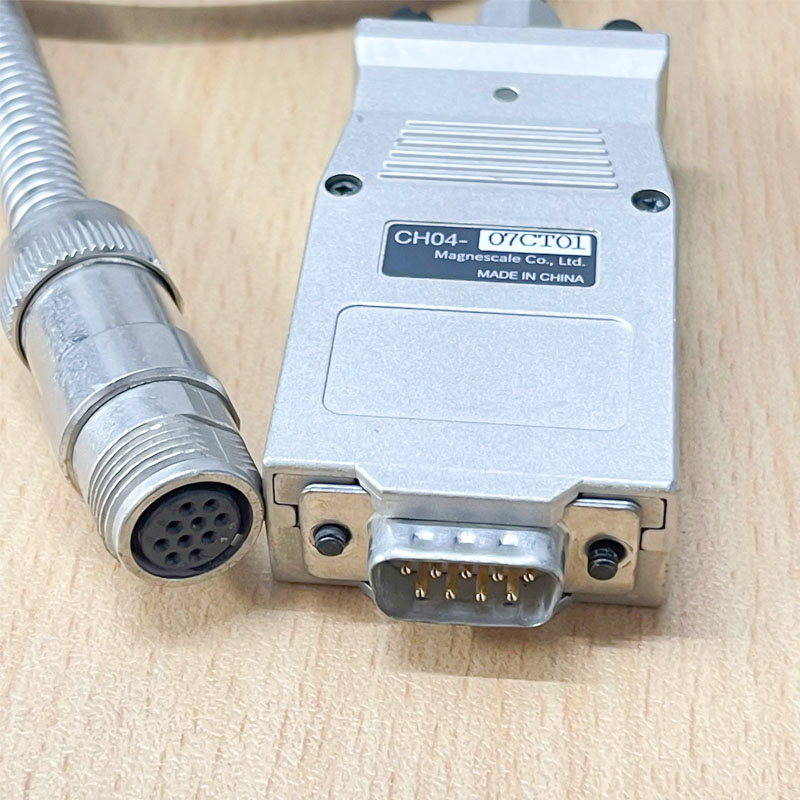 Đầu Nối Nam Châm Connector 9 Pin to RS232 DB9 Male Sony CH04-07CT01 Magnescale Hàng Original Đã Qua Sử Dụng