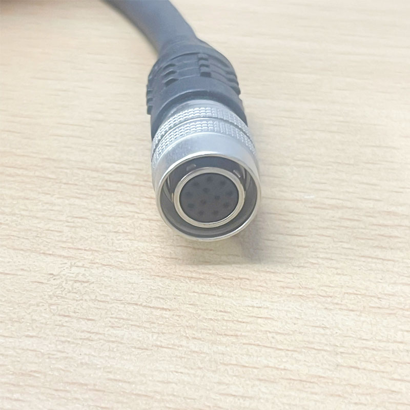 Cáp Hirose 12 Pin Female HR10A-10P-12S(73) to DB15 HD Male & RS232 DB9 ...