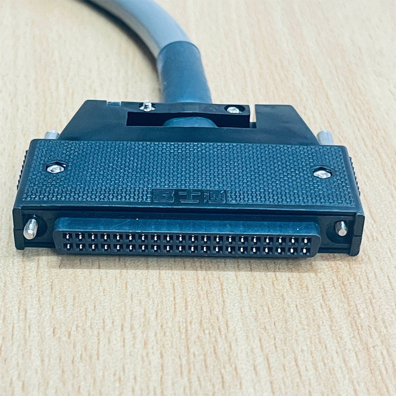 Cáp MCN34-FR-05 Dài 0.5M Cable OMRON XG5 IDC 34 Pin to A6CON1 40 Pin Fema Cable For Servo Driver/PLC and Terminal Block Breakout Board