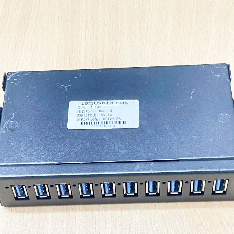 Bộ chia cổng USB 3.0 10 Port Sipolar A-103 for Laptop, PC,Mobile, Mobile HDD, Flash Drives Hàng Zin đã qua sử dụng