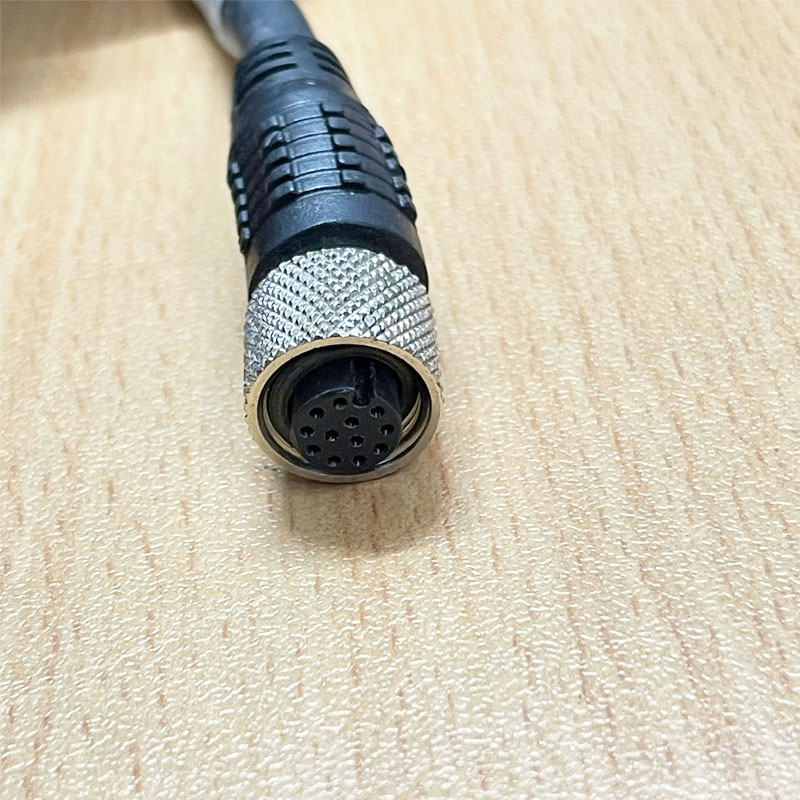 Cáp IO CM-M12IO-F12SR-5M Dài 5M Cable M12 A-Code 12 Pin Female to 12 Core For Cognex industrial Camera, Industrial Sensor