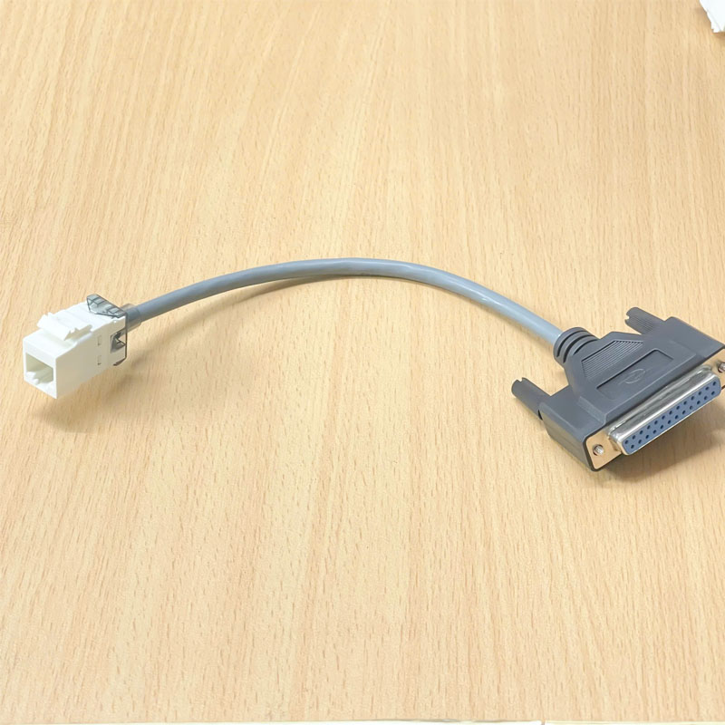 Cáp Chuyển Converter ILDA LPT DB25 Female to RJ45 Adapter Female Dài 25Cm Cable For Laser Light