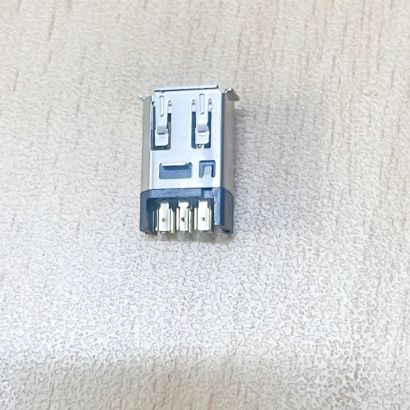 Rắc hàn Firewire IEEE- 1394 6 Pin Female 6 Position Solder Plug Connector For Cable