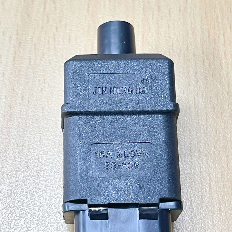 Jack Đấu Nguồn Điện UPS,PDU, Server Chính Hãng JIN HONG DA IEC 320 C19 Female Plug Power Cable AC Power Connector 16A 250V