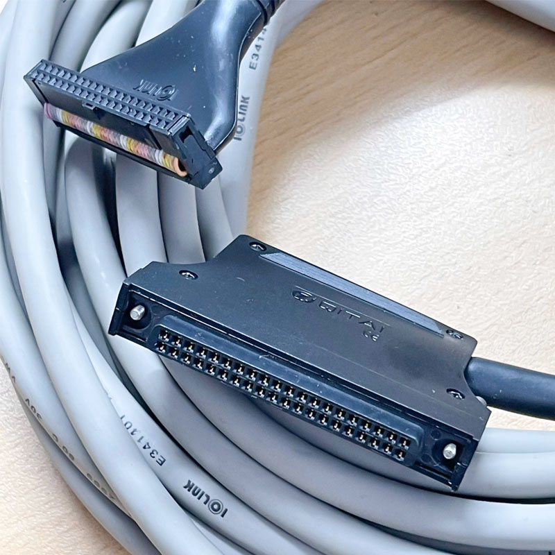Cáp Samwon IOLINK C40HF-100PB-1 IOLINK I/O Dài 10M Module Signal Cable Connector A6CON1 40 Pin to IDC 40 Pin For PLC Mitsubishi Q Series