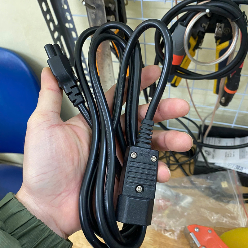 Dây Nguồn Cắm Cho UPS PDU Cho Sạc Máy Xách Tay AC Power Cords Cables IEC 320 C14 to C5 Connectors 10A 2.5A 250V 3x0.75mm