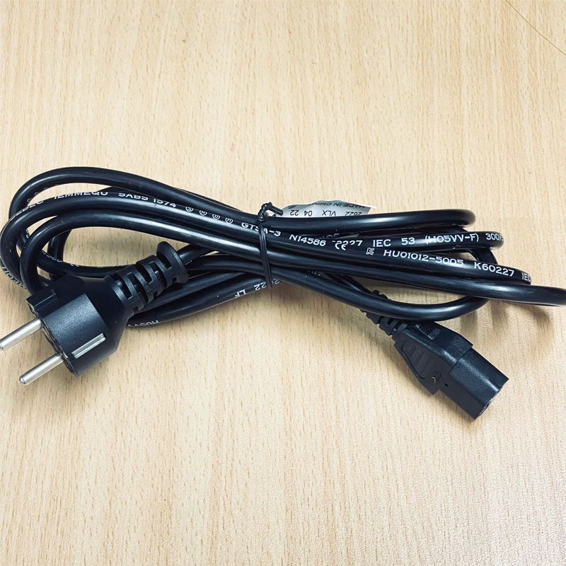 Dây Nguồn 2 Chân Tròn Cisco 72-0460 Volex M2511 V1625 AC Power Cord Europe Plug Schuko CEE 7/7 to IEC320 C13 10A 250V 3x1.0mm² Length 2.5M