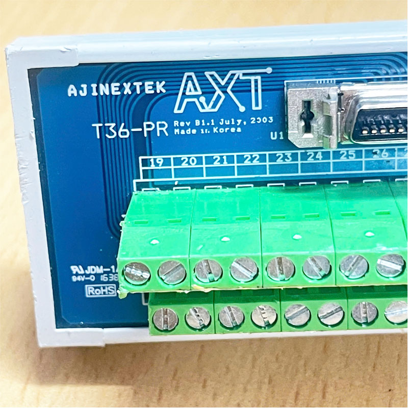 Cầu Đấu Original AJINEXTEK AXT T36-PR REV B1.1 SCSI Terminal Board Connector MDR 36 Pin Female 1.27mm Pitch PCB Interface Terminal Block in Korea