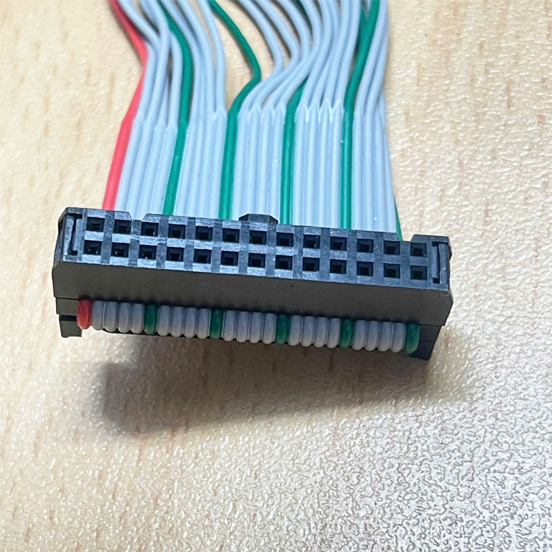 Cáp Bẹ Nhiều Màu 26 Pin Cable Female to Female 2x13P 26 Wire Dài 0.5M IDC Pitch 2.54mm - Cable Pitch 1.27mm For HMI Panel CMC CNC PLC