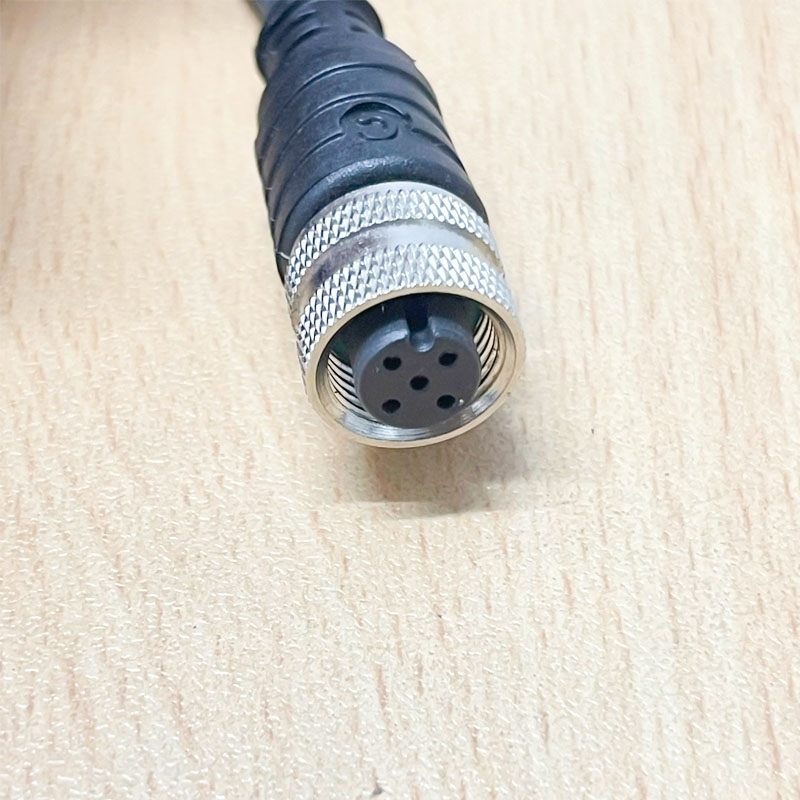 Cáp I/O KOL-1205-G10M-R M12 5 Pin A-Code Female to 6 Core End Dài 5M  Aviation Sensor Connector Industrial Cable for Device Network Fieldbus Module