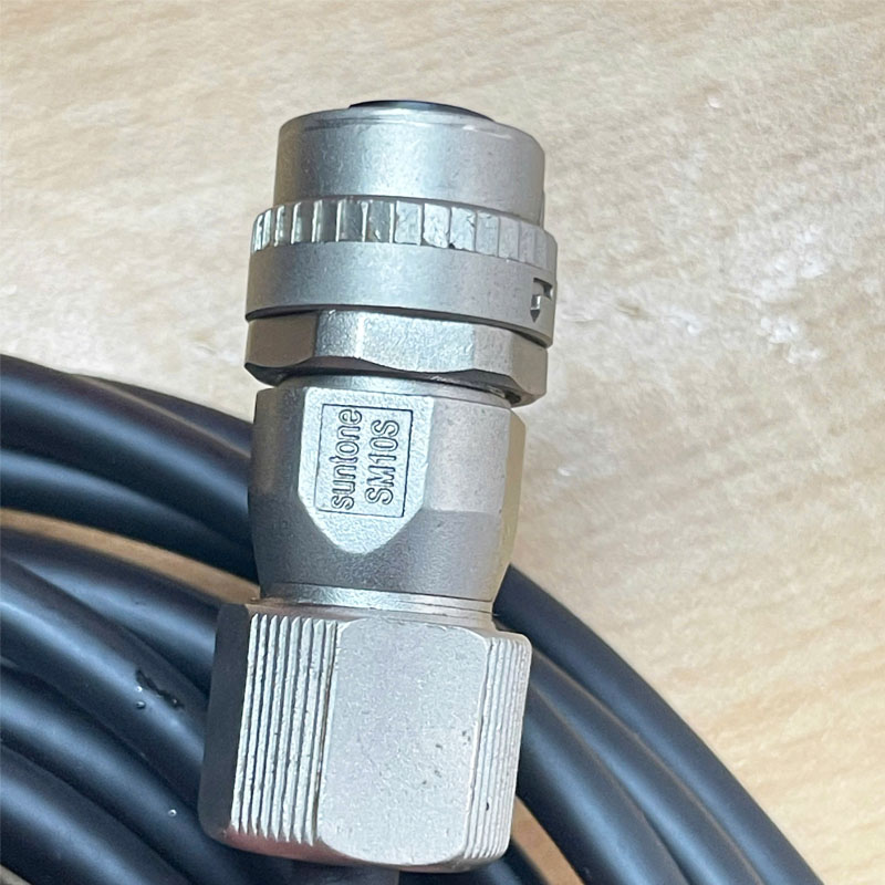 Cáp ASD-B3EN1015 Dài 15M Cable 1394A 6 Pin to Sunfone SM10 S10 Pin Female Connector For Servo Driver Delta ASDA-A3 ASD-E3-1021-E