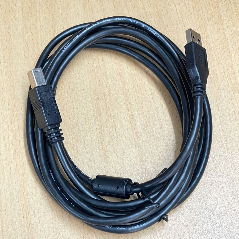 Cáp USB 3.0 AM-BM Type A to Type B Dài 3M 10Ft For Kính Hiển Vi Điện Tử Máy In Scan Công Nghiệp Industrial Camera