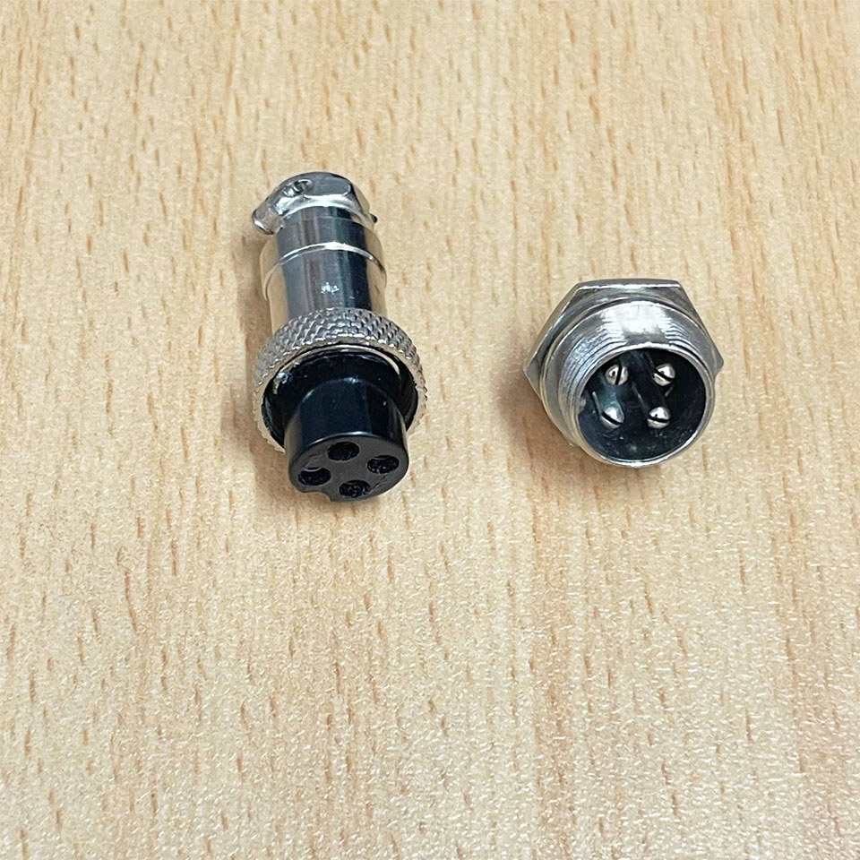Bộ Rắc Hàn Connector GX16 Jack 4 Pin Male + Female Cable Diamete 7.0mm