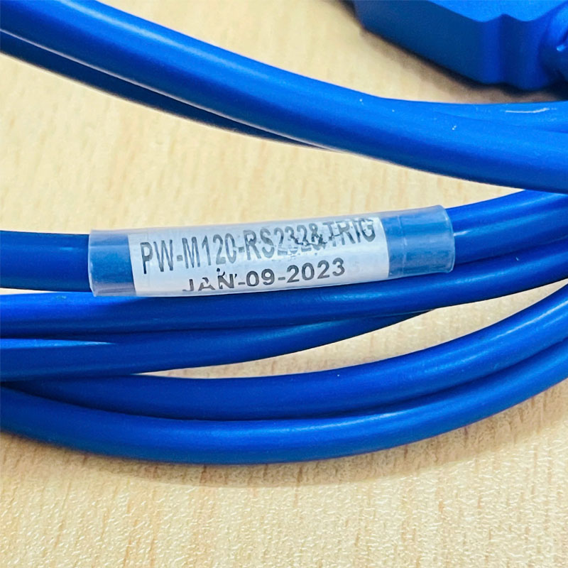 Cáp 3M 10ft PW-M120-RS232&TRIG Cables M12 A-Code 17 Female Pin Power ...