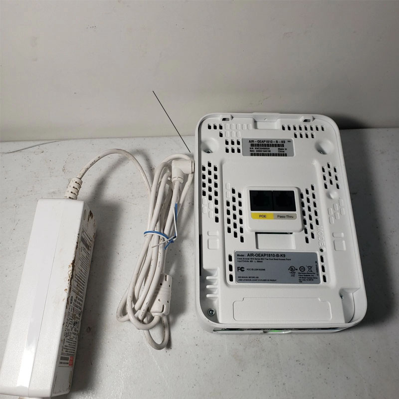 Chuyển Nguồn Chính Hãng Adapter Cisco 48V 0.38A EADP-18FB B Connector Tip Size 5.5mm x 2.5mm For Cisco Aironet 1810W Wireless AP