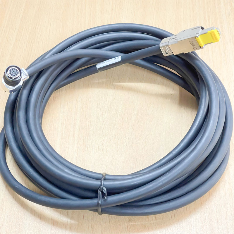 Cáp EKRK 134123 REV.02 FA_14391611 AVT Camera Right Angle Hirose HR10A-10P-12P(73) 12 Pin Female to RJ45 Male Dài 6M For Industrial Camera Cable