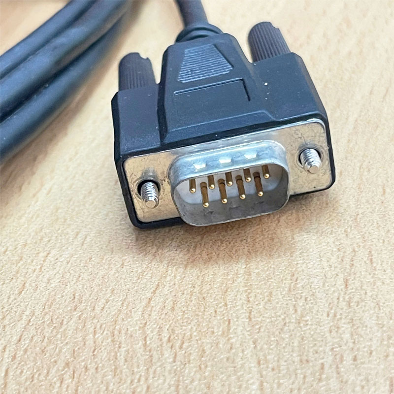 Cáp Kết Nối DOPACAB2A20L UC-MS020-06A For PLC to Màn Hình Hiển Thị HMI Delta DOP RS232 8 Pin Mini DIN Male to DB9 Male Serial Dài 1.8M